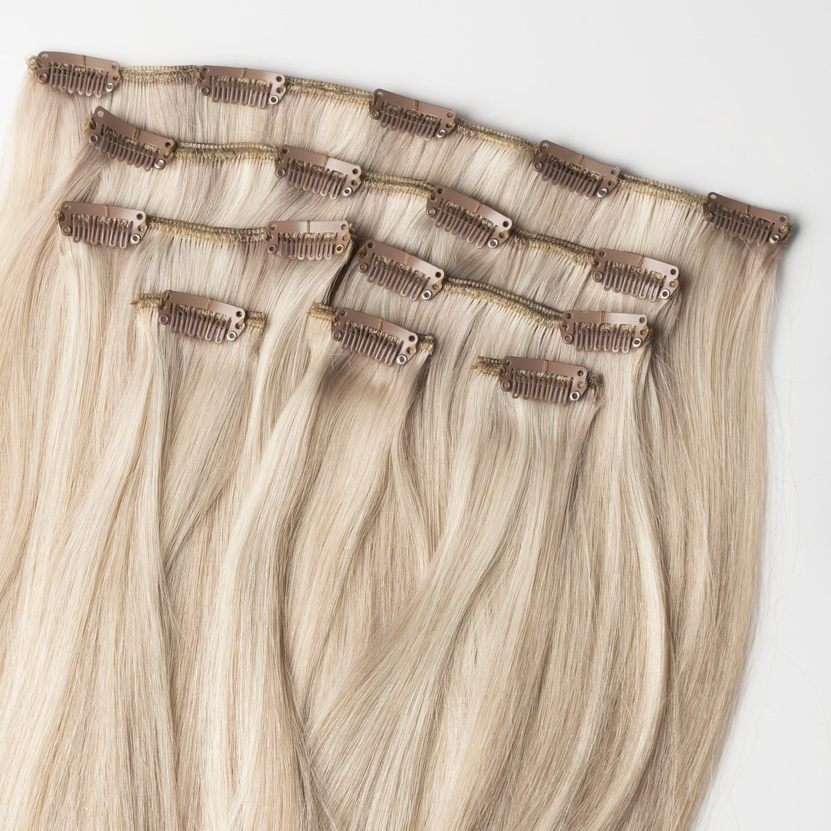 Clip in extensions - Light Beige Blonde Mix 16B/60B