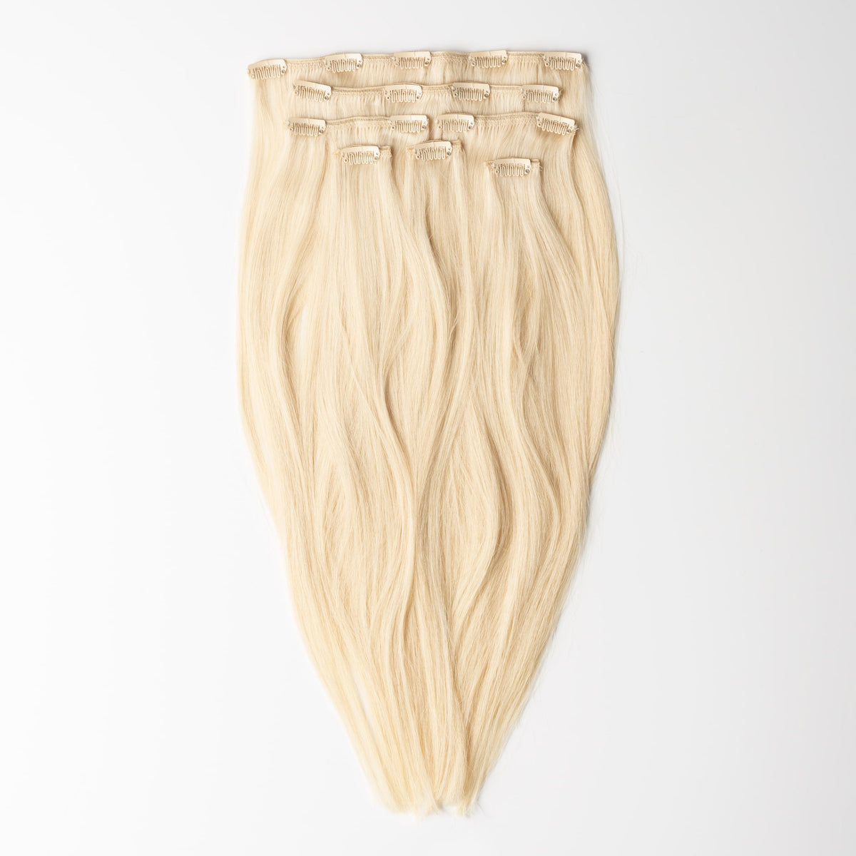 Clip in extensions - Light Natural Blonde 60A