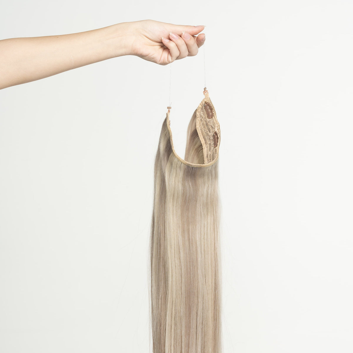 Halo extensions - Light Beige Blonde Mix 16B/60B