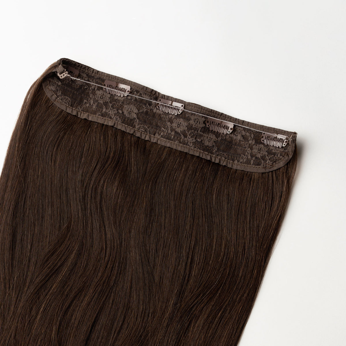 Halo extensions - Dark Chocolate Brown 1B