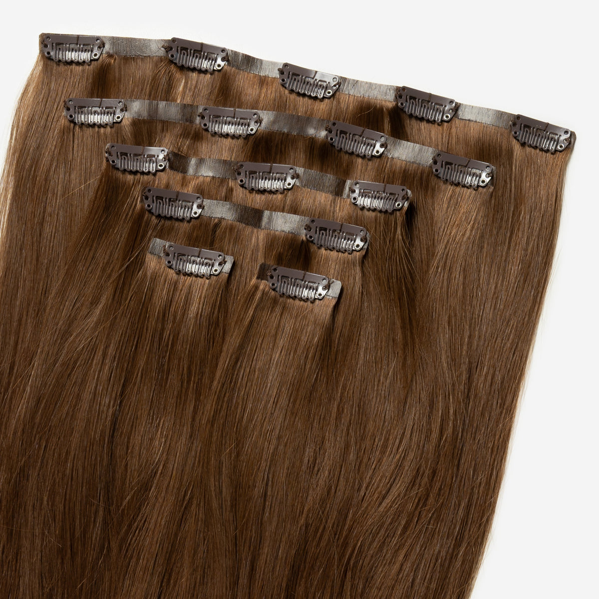 Invisible Clip In - Warm Brown 4