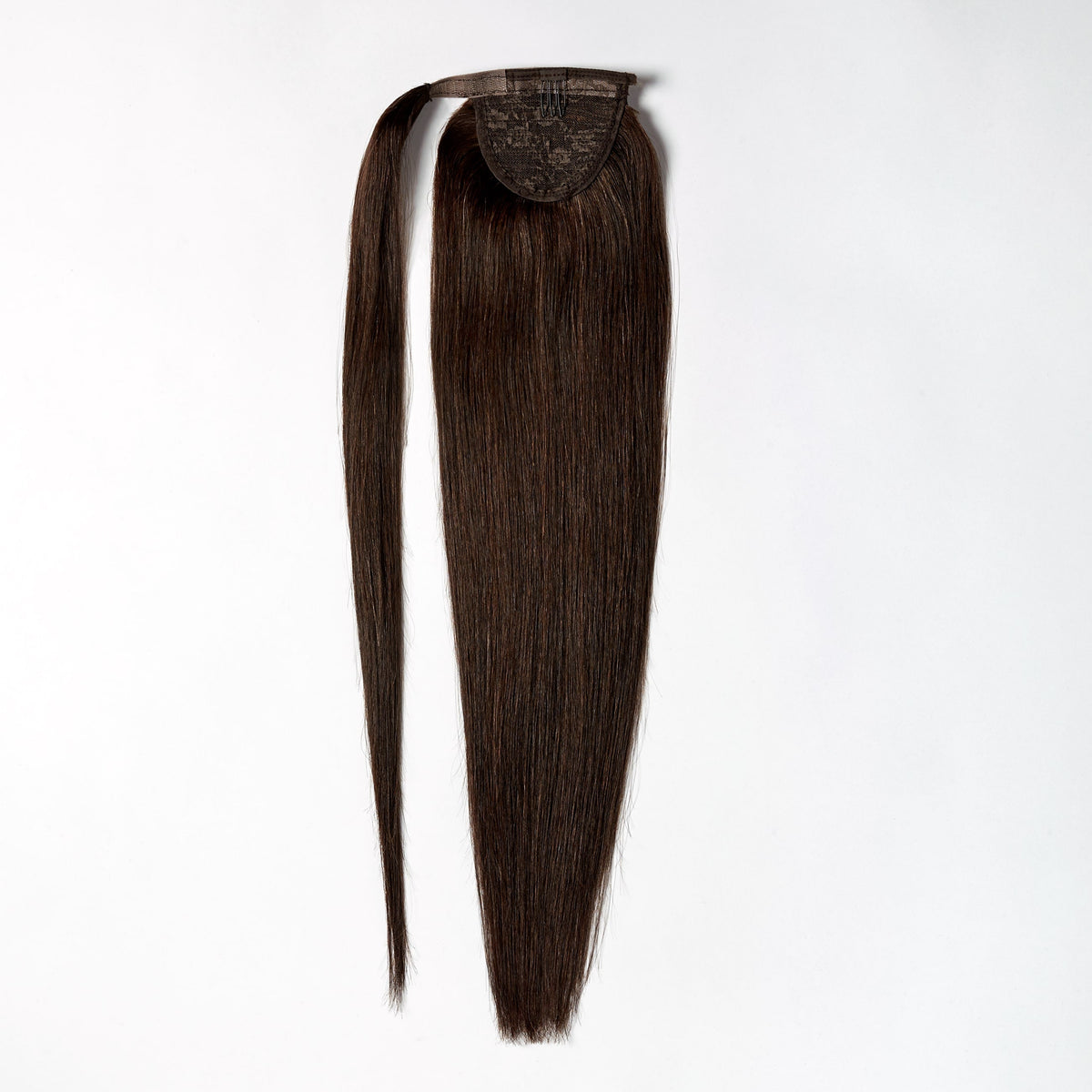 Ponytail extensions - Dark Chocolate Brown 1B