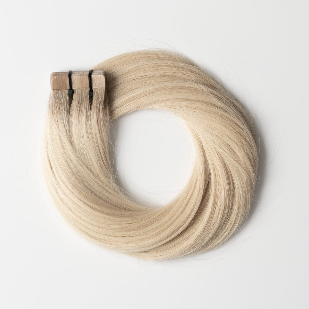 Tape extensions - Light Ash Blonde Root 16B+60B