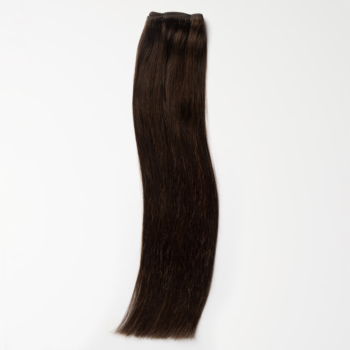 Weft extensions - Dark Chocolate Brown 1B