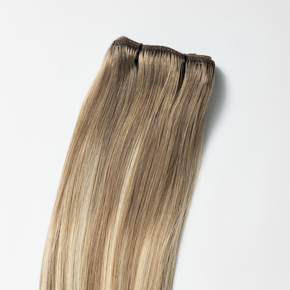 Weft extensions - Light Ash Blonde Balayage 5B+60B