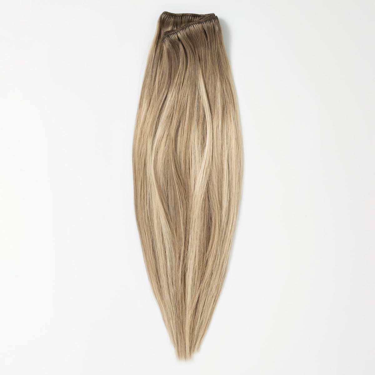 Weft extensions - Light Ash Blonde Balayage 5B+60B