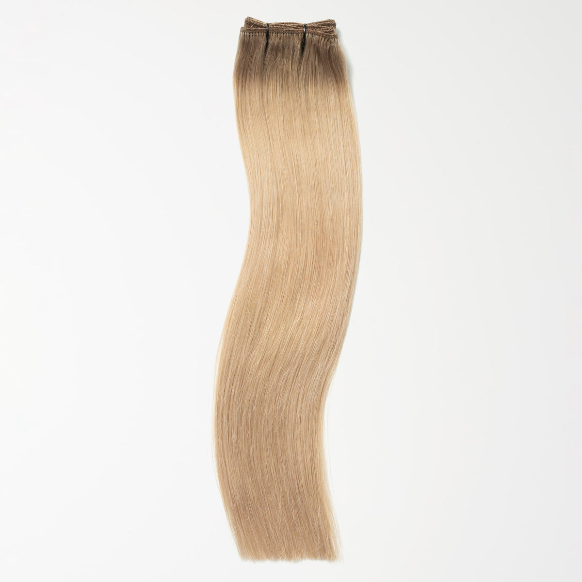 Weft extensions - Natural Blonde Root 5B+15