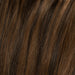 Invisible Clip In - Dark Chocolate Brown Mix 1B/4