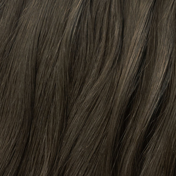 Clip in extensions - Extra Dark Ash Brown 1C