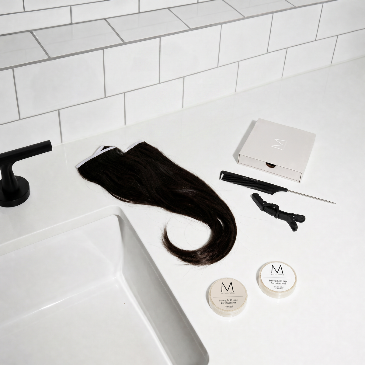 Single sided tape voor extensions - Rol