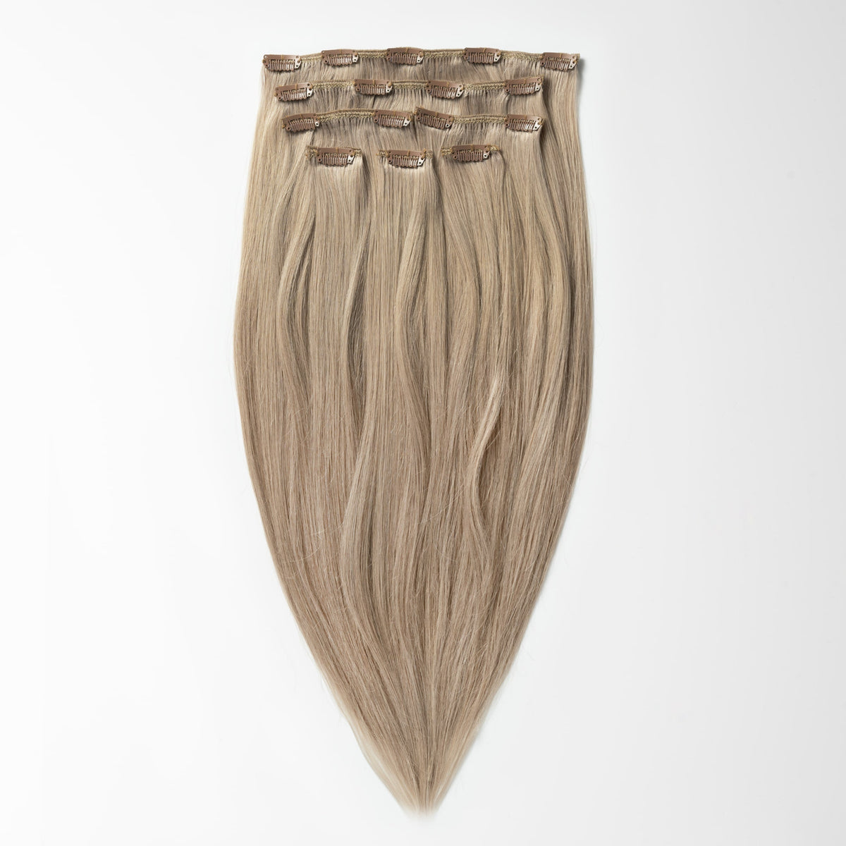 Clip in extensions - Ash Blonde 17B