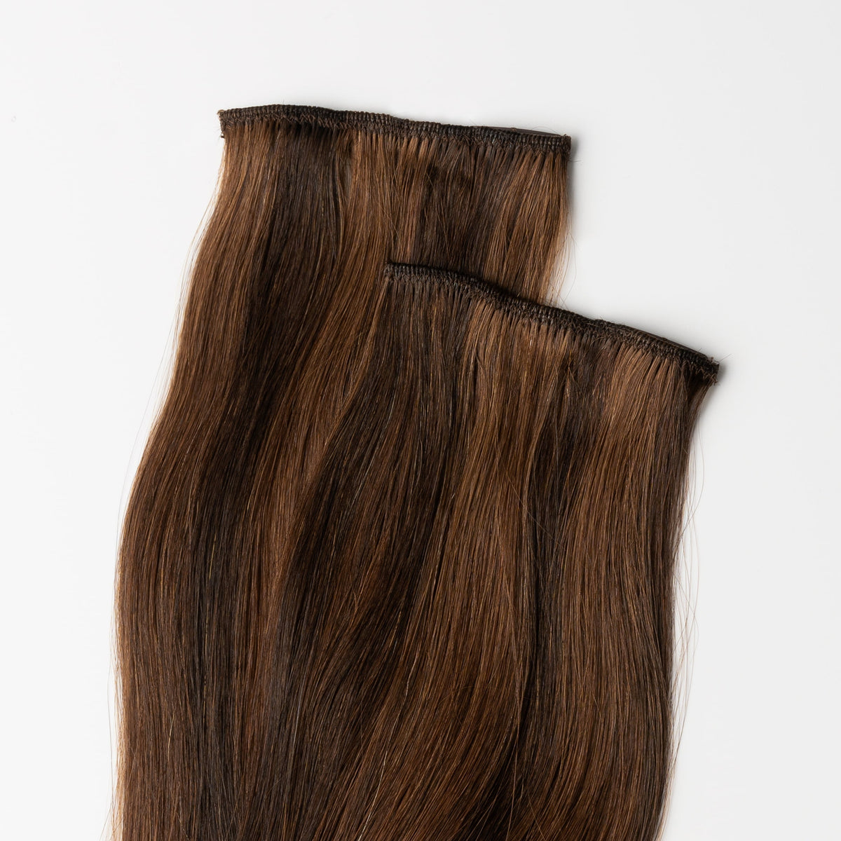 Clip in extensions - Dark Chocolate Brown Mix 1B/4