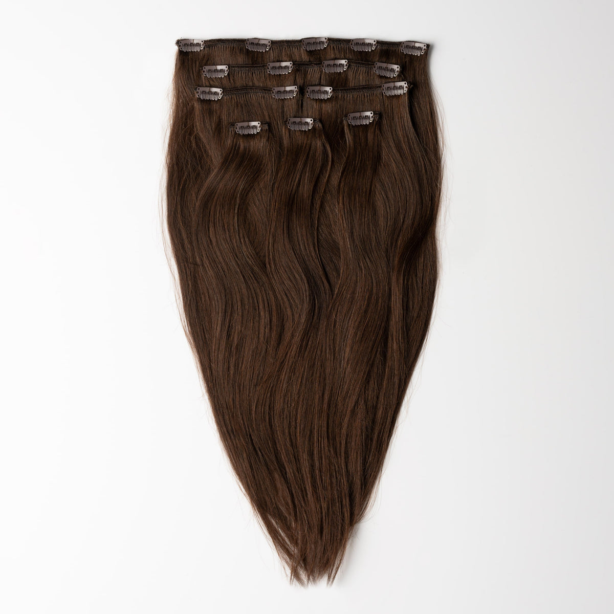 Clip in extensions - Chocolate Brown 2