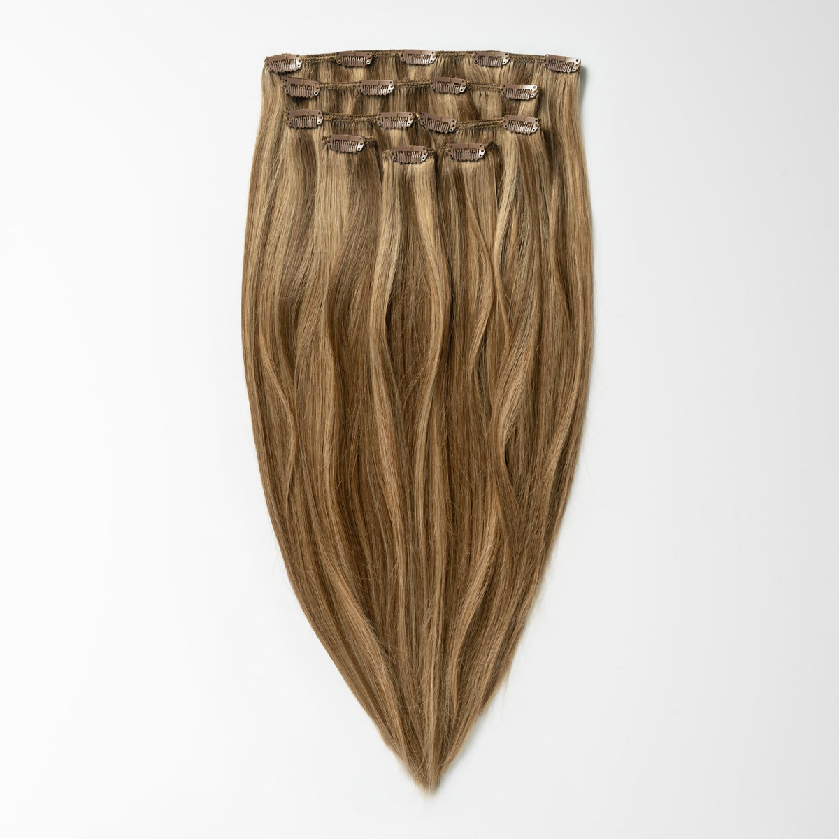 Clip in extensions - Natural Brown Mix 3/10