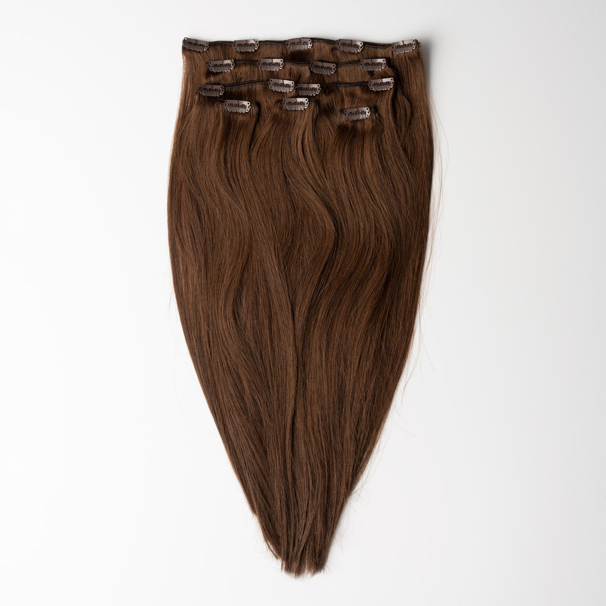 Clip in extensions - Warm Brown 4