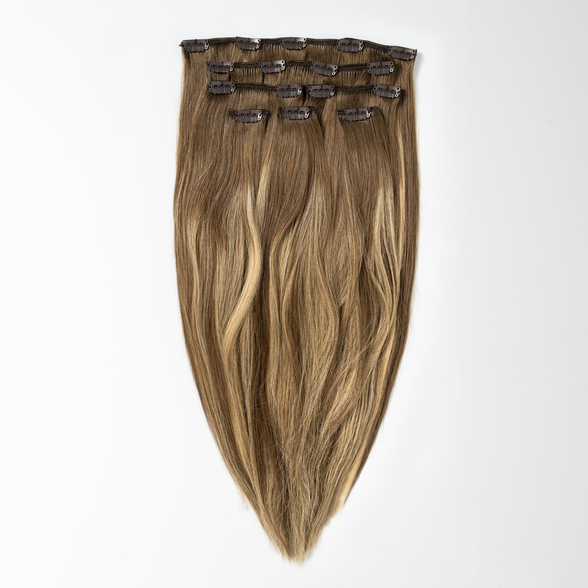 Clip in extensions - Natural Blonde Balayage 3B+22