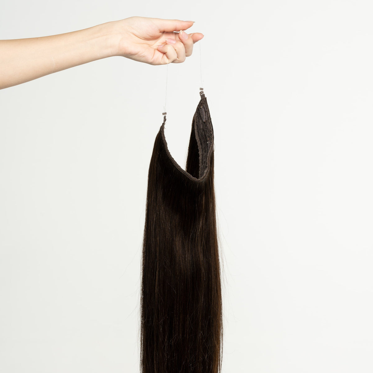 Halo extensions - Dark Chocolate Brown 1B