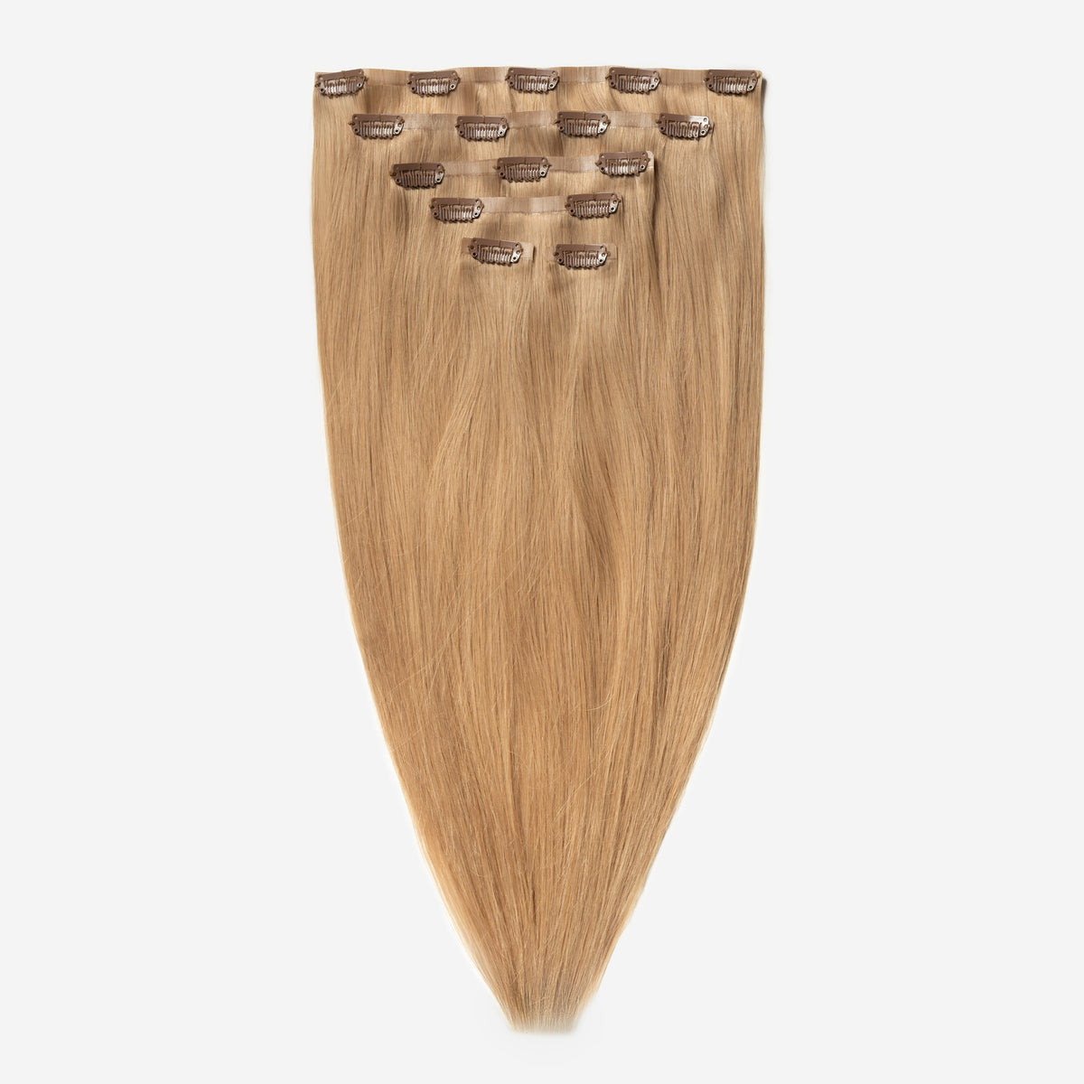 Invisible Clip In - Light Caramel 10