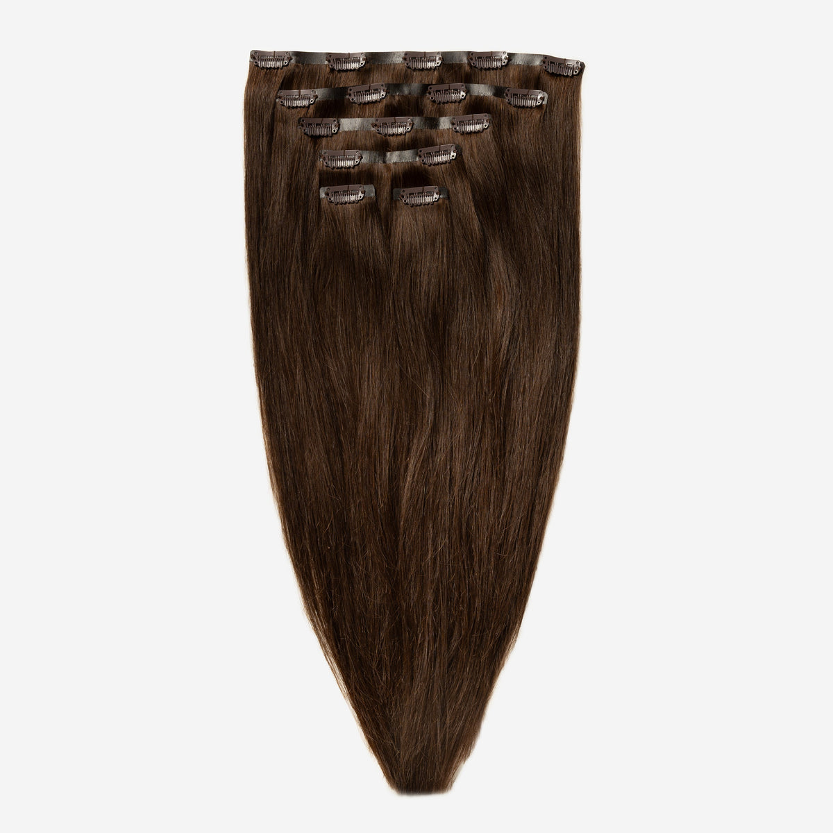 Invisible Clip In - Chocolate Brown 2