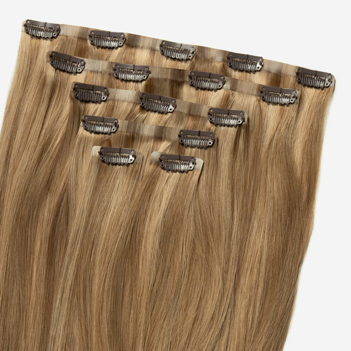 Invisible Clip In - Natural Brown Mix 3/10