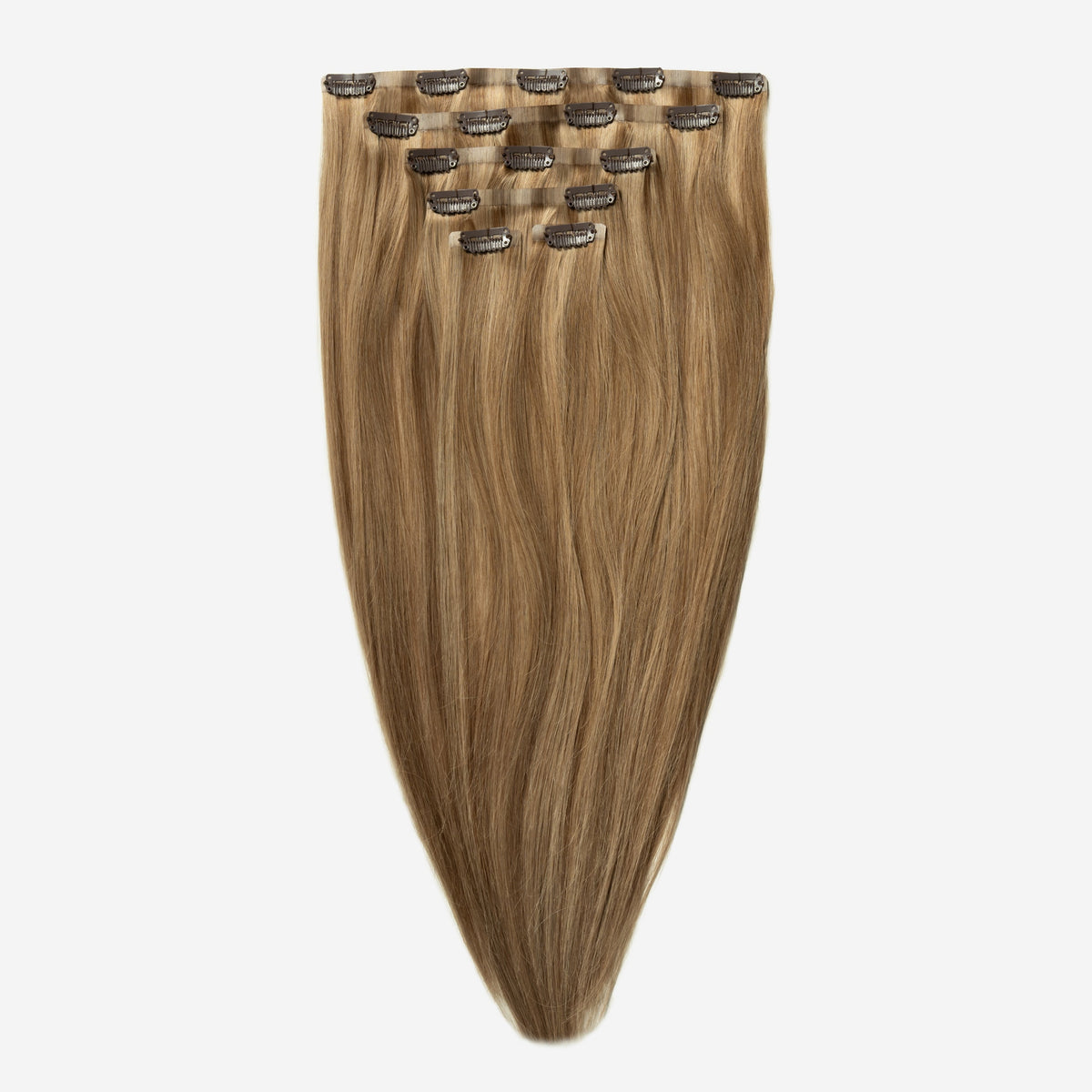 Invisible Clip In - Natural Brown Mix 3/10