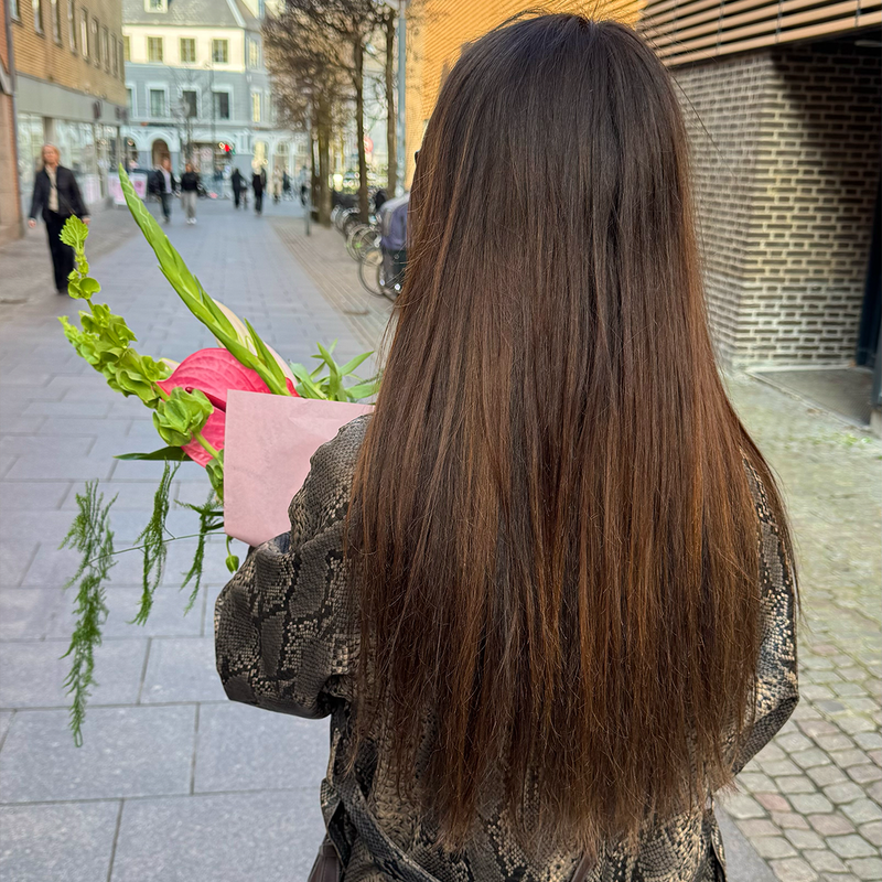 Bekijk looks met Dark Chocolate Brown Balayage 1A+4 – billede 1
