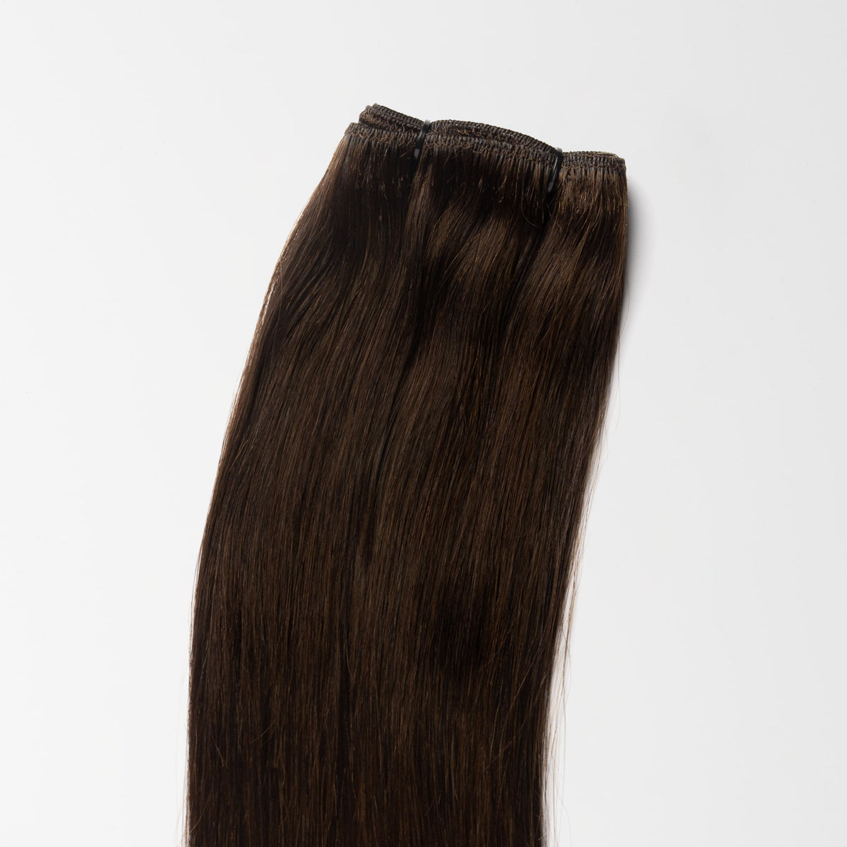 Weft extensions - Dark Chocolate Brown 1B