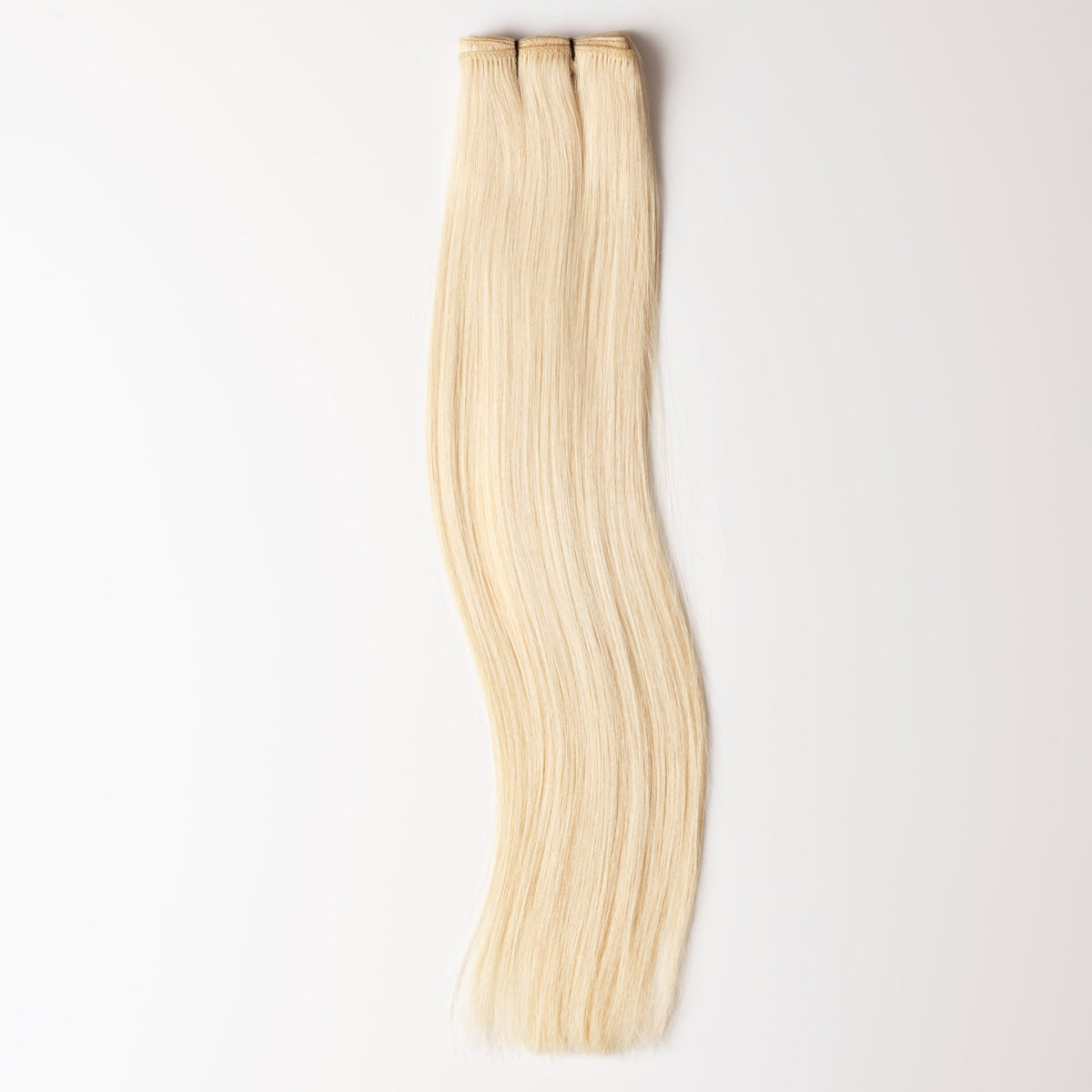 Weft extensions - Light Natural Blonde 60A
